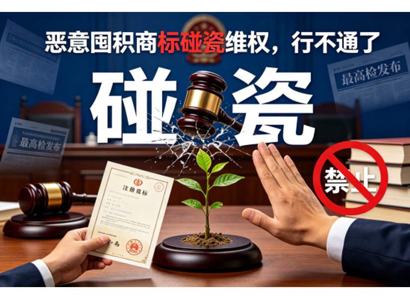 最高检发布商标恶意诉讼典型案例：恶意囤积商标“碰瓷维权”行不通了